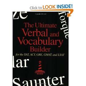  The Ultimate Verbal and Vocabulary Builder for the SAT, ACT 