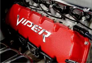 Dodge Viper SRT Valve Cover Polished Letters ACC 973017  