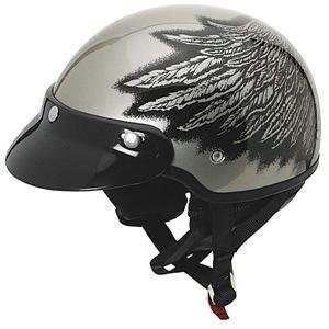  AGV Thunder Half Helmet   X Large/Platinum Eagle 