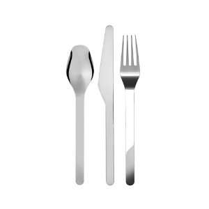  Christofle Recto Verso Stainless Steel Coffee Spoon 