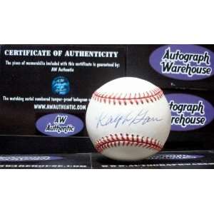  Ralph Garr Autographed/Hand Signed MLB Baseball Sports 