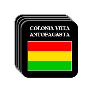 Bolivia   COLONIA VILLA ANTOFAGASTA Set of 4 Mini Mousepad Coasters
