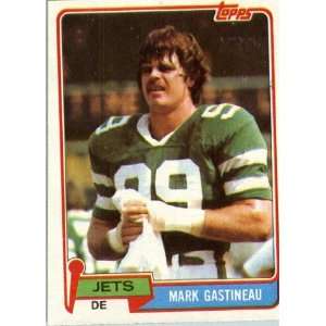  1981 Topps # 342 Mark Gastineau New York Jets Football 