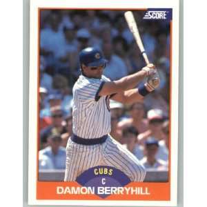  1989 Score #336 Damon Berryhill   Chicago Cubs (Baseball 