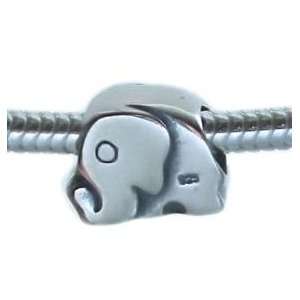  ELEPHANT 925 Sterling Silver Spacer Charm Bead for Troll 