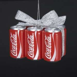 Club pack of 24 Classic Coca Cola Coke can 6 Pack Bow Christmas 