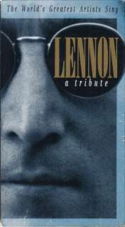 VHS: LENNON A TRIBUTE ELTON JOHN MICHAEL JACKSON +  