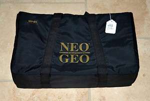    Padded Carrying Case Bag Tote • Neo Geo AES System/Console • NOS