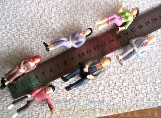 12 pcs All Seated G Scale 124 Painted Figure People  