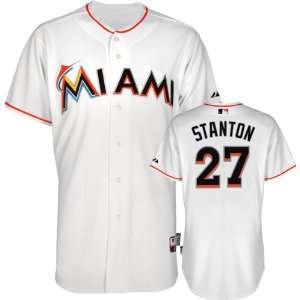  Miami Marlins Authentic 2012 Giancarlo Stanton Home Cool 