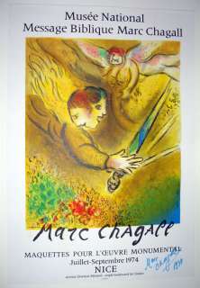 Marc Chagall   Angel of Judgement, Signed by Artist  