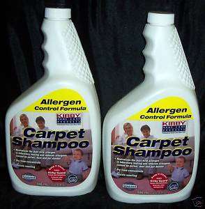 KIRBY ALLERGEN Allergy Control Carpet SHAMPOO 2 QUARTS  