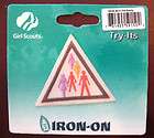   Try Its It Brownie Girl Scouts ALL IN THE FAMILY Iron on Discontinued