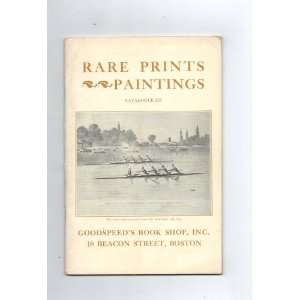 Book Shop Rare Prints and Paintings Catalogue 275 Goodspeeds Book 