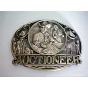  Collectible Belt Buckle    Auctioneer    Solid Brass First 