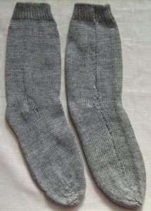 NEW 100% ALPACA WOOL SOCKS 1 PAIR LIGHT GRAY COLOR ANDEAN WARM ANDES 