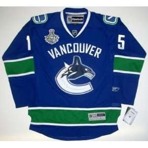  Tanner Glass Vancouver Canucks Stanley Cup Jersey 11   X 