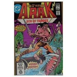  Arak Son Of Thunder Comic Book #1 