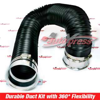 Universal 3 Multi Flexible Cold Air Intake Pipe Tube Duct Motor 