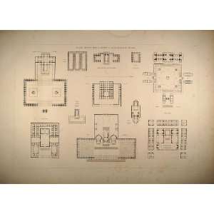   Architecture Plans Jean Durand   Original Engraving