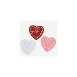  Valentine Day Candy 100 Mini Valentine Heart Doilies 