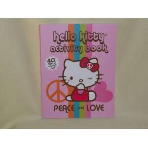  Hello Kitty Activity Book Peace and Love Toys & Games