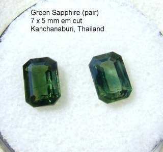 Faceted Gemstone Collection w/ Emerald, Sapphire, more  