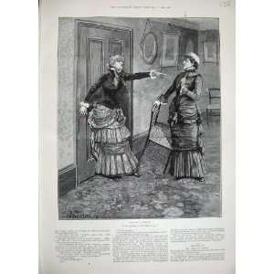   : 1889 Forestier Fine Art Ladies Women Argument Chair: Home & Kitchen