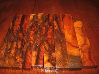 black line spalted hackberry root turning pen blanks wood crafts A++ 