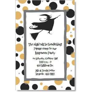  Spooky Witch Halloween Invitations