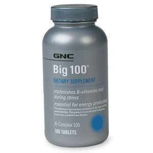  GNC Big 100, Tablets, 100 ea