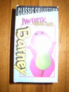 Barney Classic Collection Home Video VHS Value Pack  