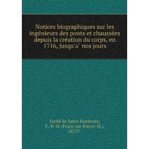   FrancÌ§ois Pierre H.), 1813?  TarbeÌ de Saint Hardouin Books