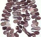 Onion Skin Bohemian Flat Spatula Matched Trade Beads, (