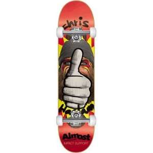  Almost Haslam Thumbs Up Complete Skateboard   8.1 w/Raw 