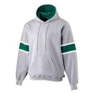   Youth Hoodie ATHLETIC HEATHER/ DARK GREEN/ WHITE YM: Sports & Outdoors
