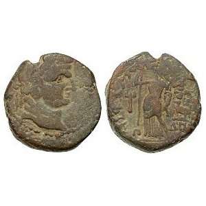   13 September 81 A.D., Ascalon, Philistia; Bronze AE 24 Toys & Games