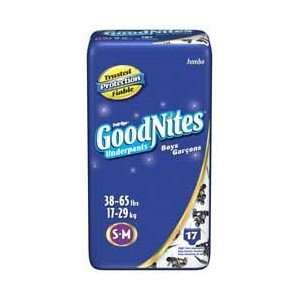  Goodnites Disposable Underpants Size   Small/MD Boys, 38 