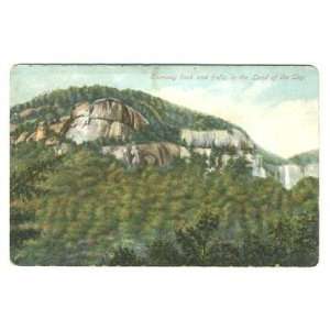    Chimney Rock & Falls Postcard Asheville NC 1900s 