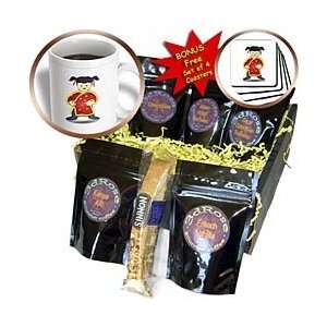   Asian Girl In Red On White   Coffee Gift Baskets   Coffee Gift Basket