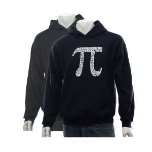  Mens Black PI Hoodie XXL   Created using the first 100 
