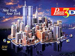 New York City Wrebbit Puzz 3D Puzzle 3141 Pieces   MIB  