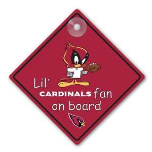  NFL Arizona Cardinals Car Sign: Sports & Outdoors