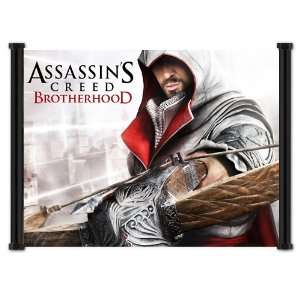 Assassins Creed Brotherhood Game Fabric Wall Scroll Poster (21x16 