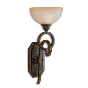   UT22430   Chestnut Brown Wall Sconce Lamp: Home Improvement