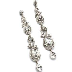 Austrian Crystal Dangling Earrings: Jewelry