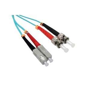  Fiber Patch Cable, SC ST Multimode, Duplex, 50/125, 10 Gig 