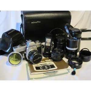  Minolta SRT101, SLR Film Camera with 35mm Rokkor Lens 