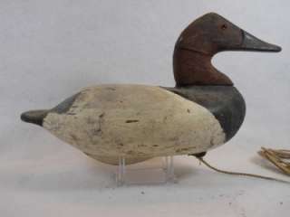 Canvasback Drake Duck Decoy by Joe Dye Upper Chesapeake Bay MD  