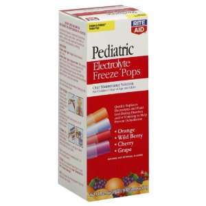 Rite Aid Electrolyte Freeze Pops, Pediatric, Assorted Flavors, 1 Year+ 
